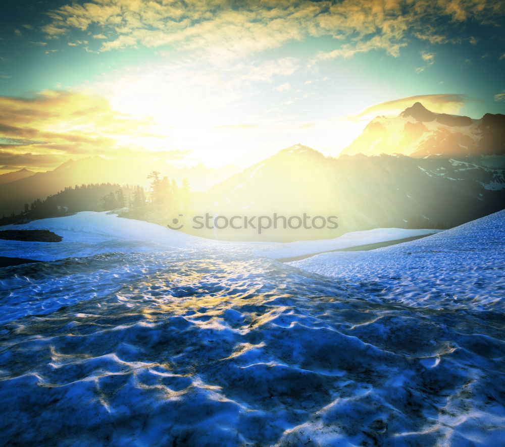 Similar – Image, Stock Photo Sundown Samerberg