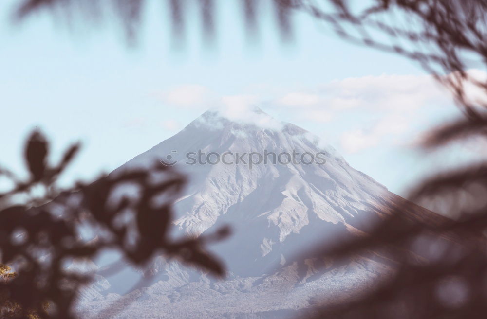 Similar – Two active volcanoes in Java, Indonesia