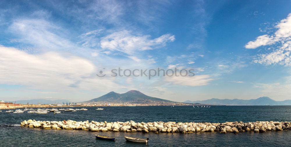 Similar – Blick auf San Vito lo Capo in Sizilien im Hintergrund der Monte Monaco mit einer Höhe von 532m.