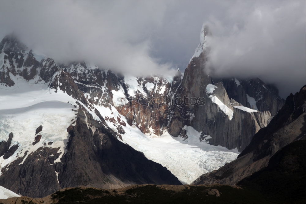 Similar – Image, Stock Photo mountain lake Nature Gray