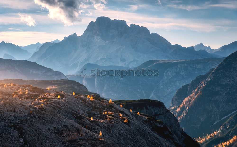 Similar – Image, Stock Photo Dolomites with rocks in the foreground X