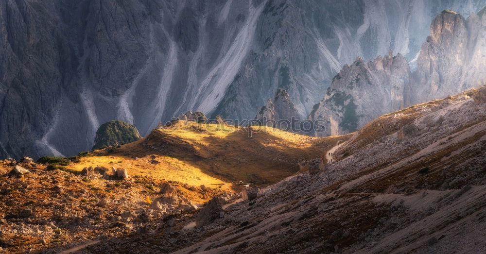 Similar – Image, Stock Photo A ship comes around the Danube narrows. On the right big rocks, on the left rocks and small trees and bushes illuminated by the sun. On the way to Weltenburg Monastery