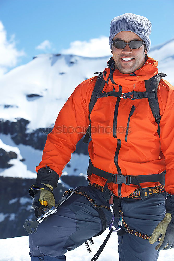 Similar – Young Backpacker enjoying of Nature.