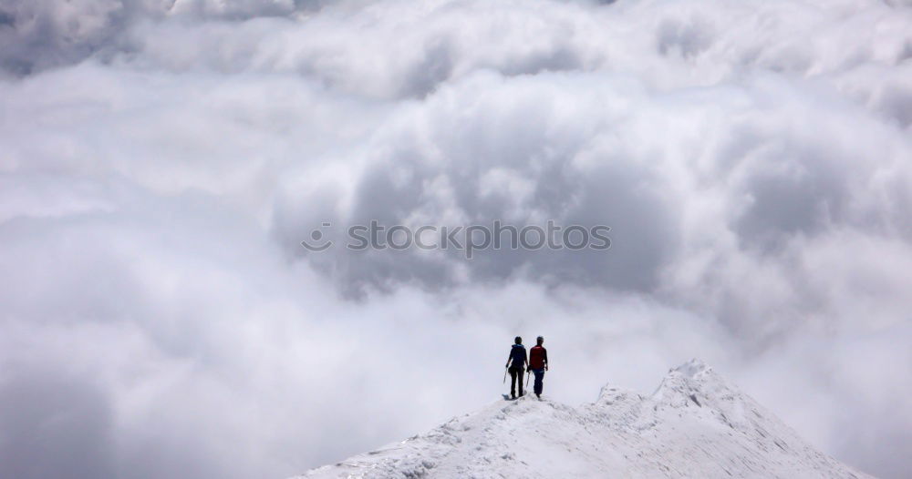 Similar – Über den Wolken Wolkenberg