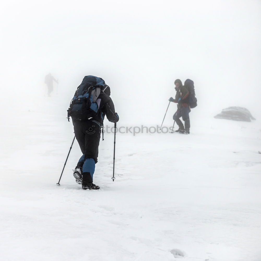 Similar – Schneeeeee… Bergsteigen