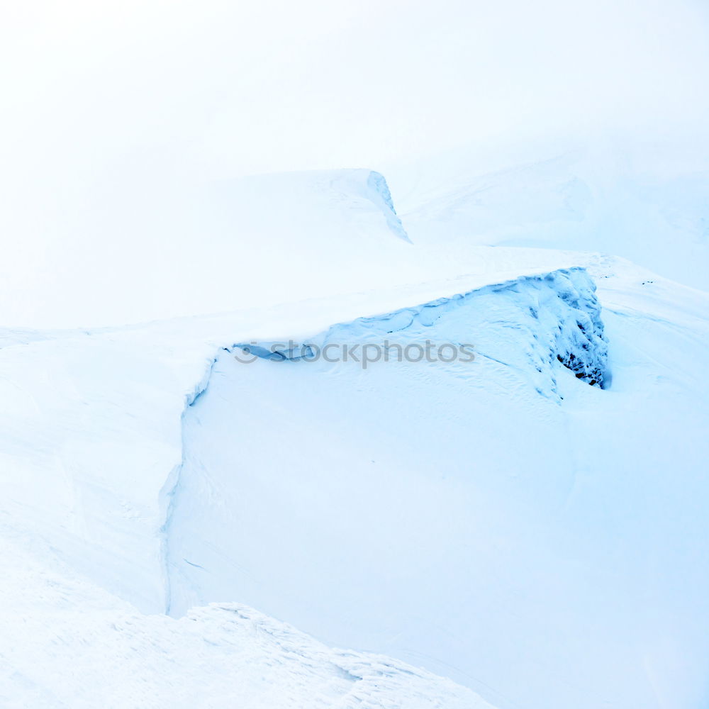 Similar – Man kneels in an ice desert at the Baltic Sea