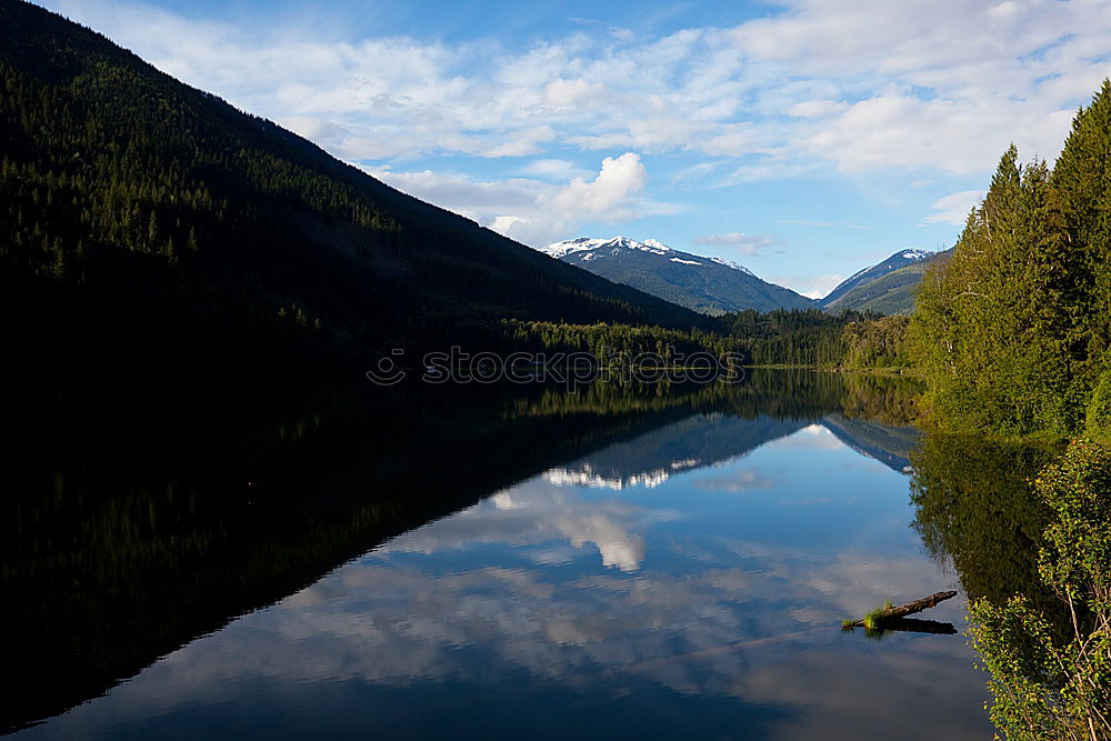 Similar – Image, Stock Photo Silence over the lake
