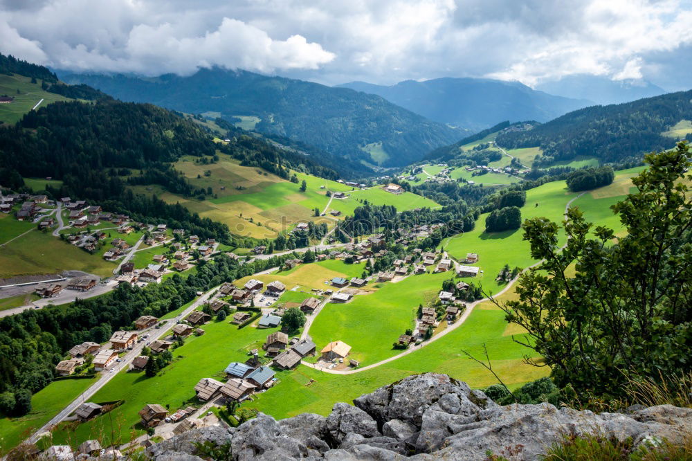 das Dorf Natur Landschaft