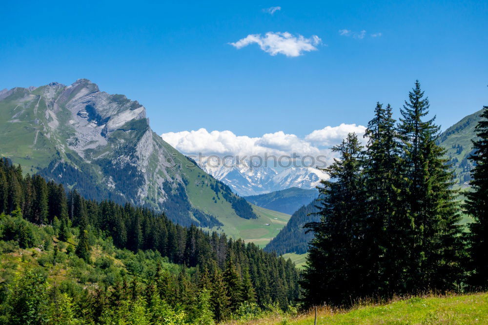 Similar – Berge Panorama harmonisch