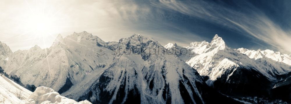 Similar – Blick auf die Ötztaler Berge vom Rettenbachgletscher