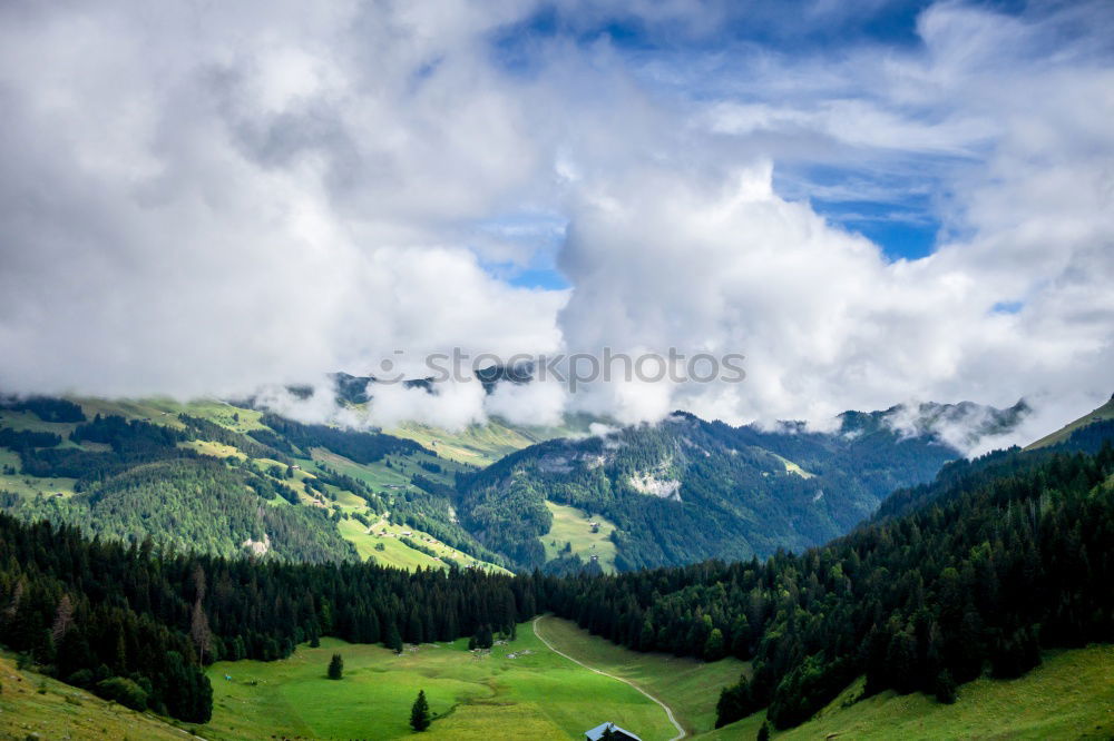 Similar – blick vom lattemar, südtirol