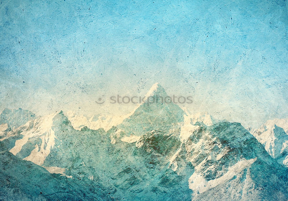 Image, Stock Photo Eiger monk and virgin