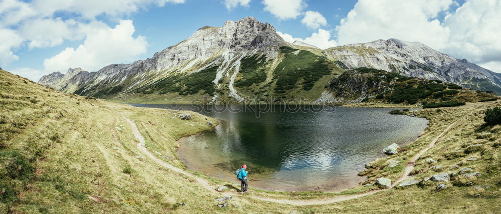 Similar – schrecksee, lahnerscharte, lahnerkopf