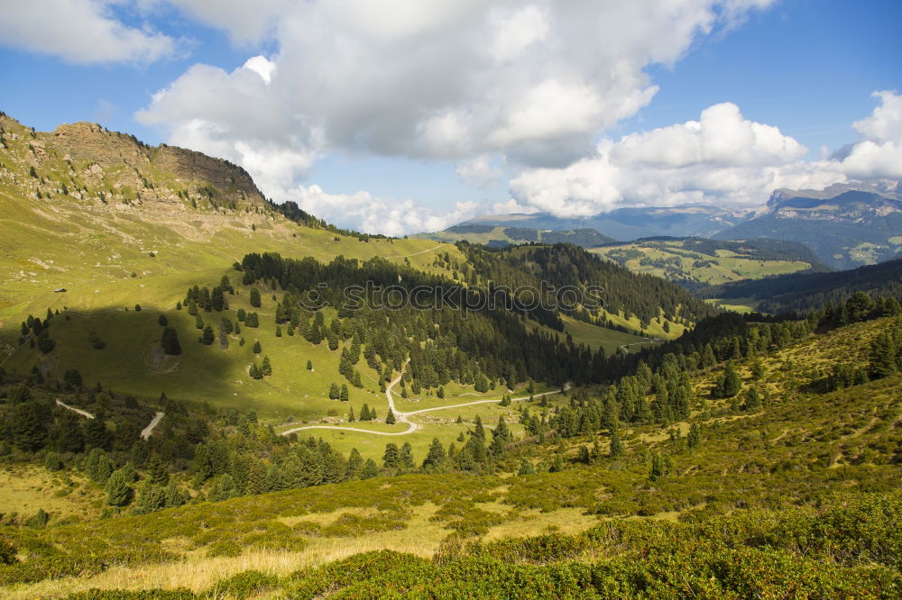 Similar – blick vom lattemar, südtirol