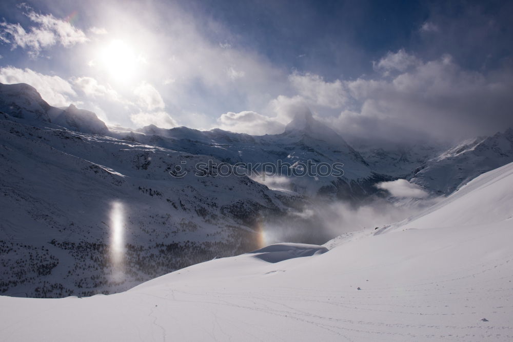 Similar – Image, Stock Photo way home Mountaineering