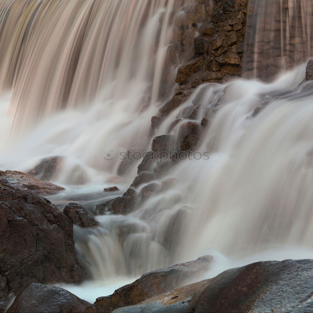 Image, Stock Photo Water falls Mountain