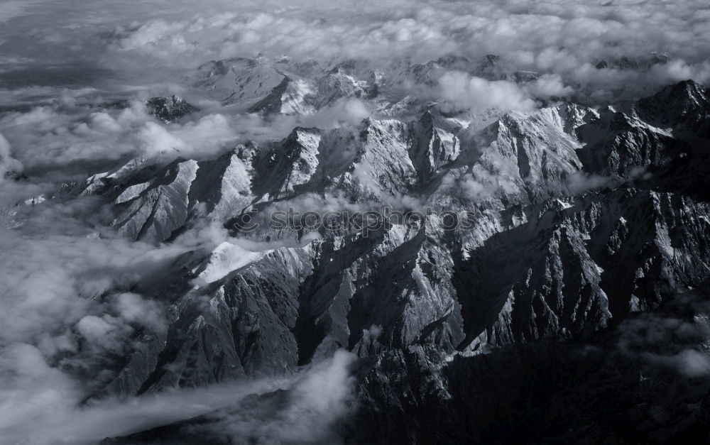 Similar – Alpen Vogelperspektive