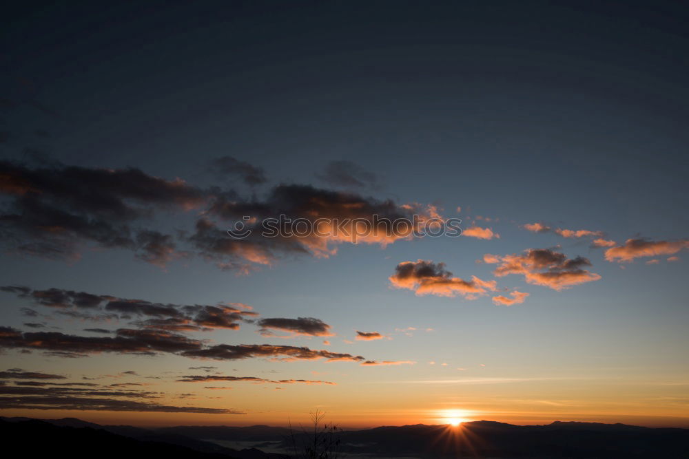 Image, Stock Photo Night sky at the edge of the Alps (Großer Riesenberg)