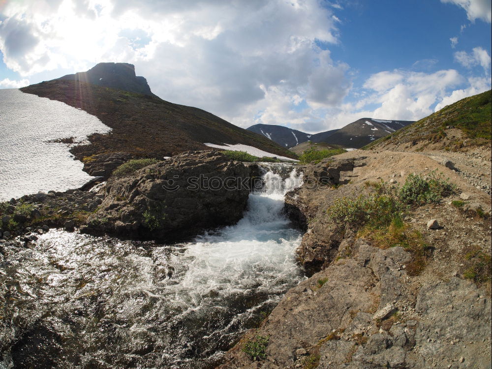 Similar – Image, Stock Photo Mountain stream in winter