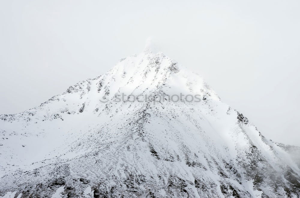 Similar – Berggipfel im winter im Toten Gebirge / österreichische Alpen