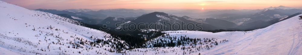 Similar – Alpenpanorama im Winter