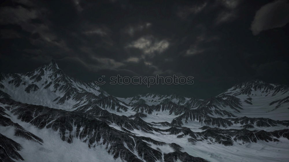 Similar – Winter Alps II Clouds