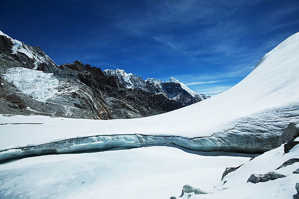 Similar – snowy land Hiking Nature