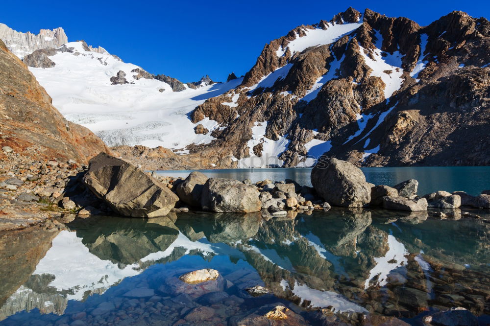 Similar – Image, Stock Photo Oberaar Glacier Mountain