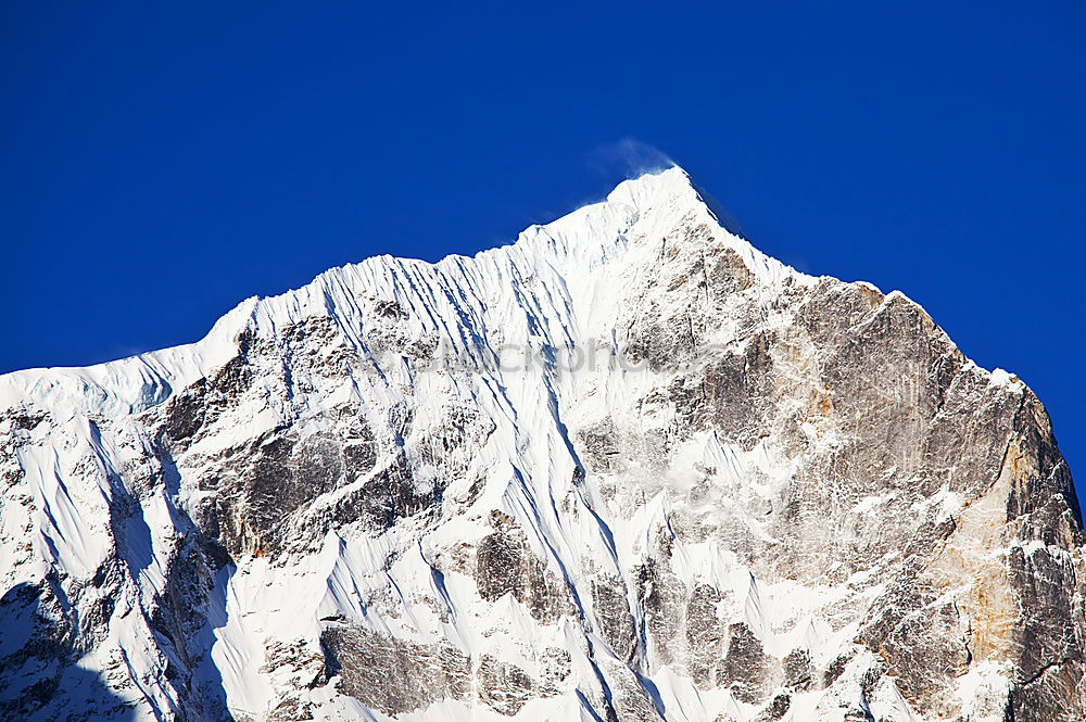 Similar – Image, Stock Photo summit Peak Stone Lake