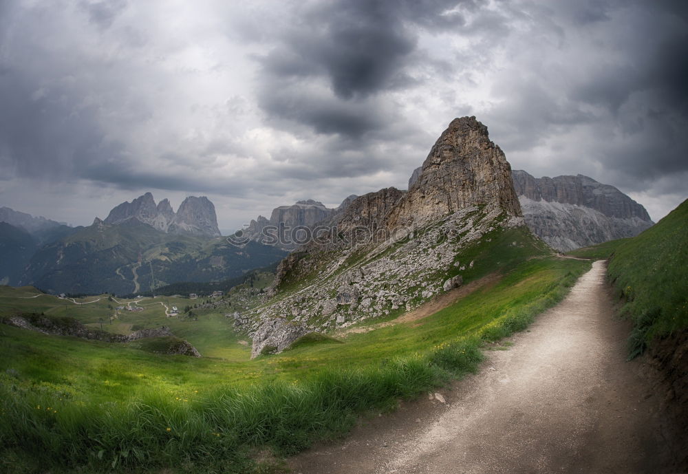 Similar – Image, Stock Photo View over the valley