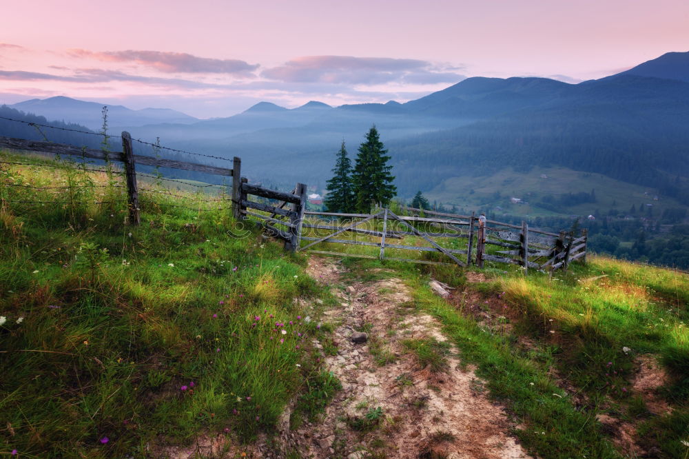 Similar – Spring countryside in Tatras mountains