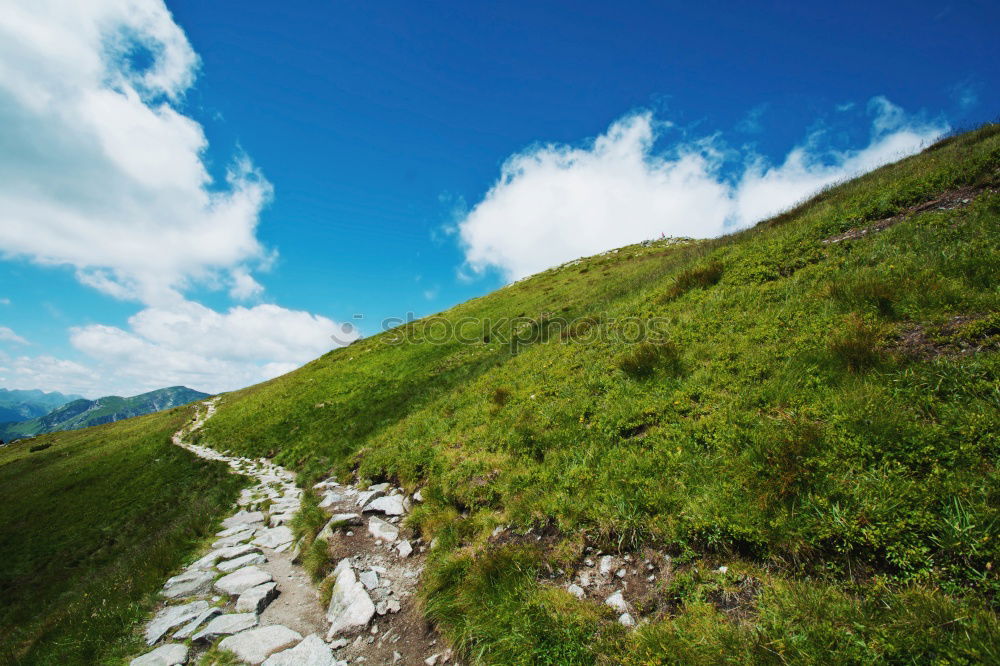 Similar – Image, Stock Photo mountain on mountain down