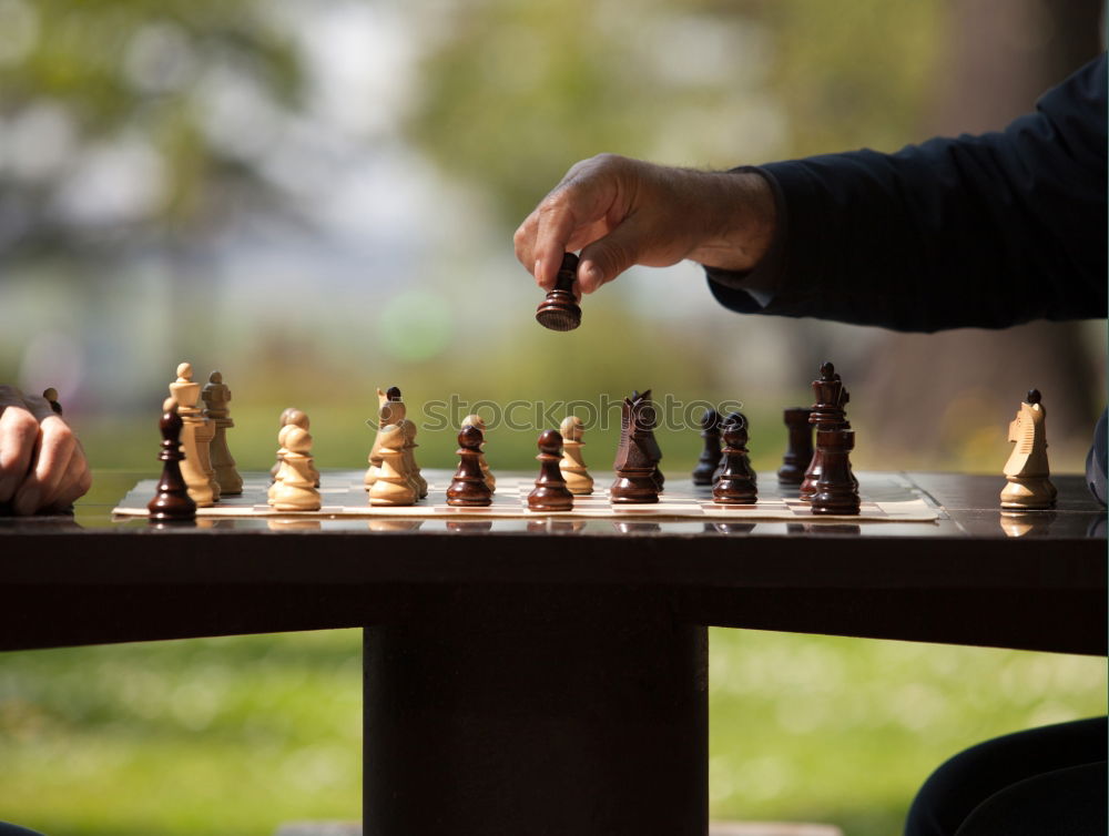 Image, Stock Photo Hand of a grandma Playing