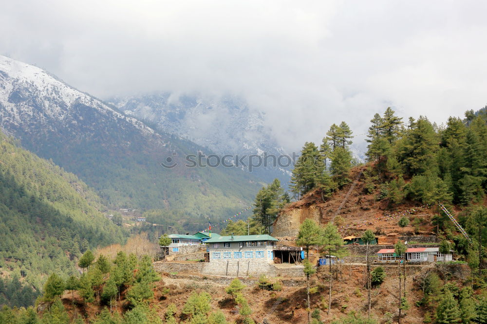 Similar – Image, Stock Photo Paro Dzong (Rinpung Dzong) in Bhutan