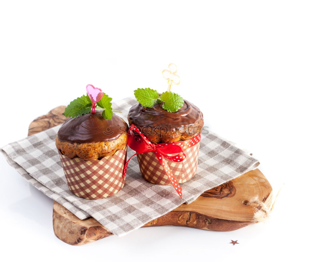 Similar – Image, Stock Photo Sweet desserts on table