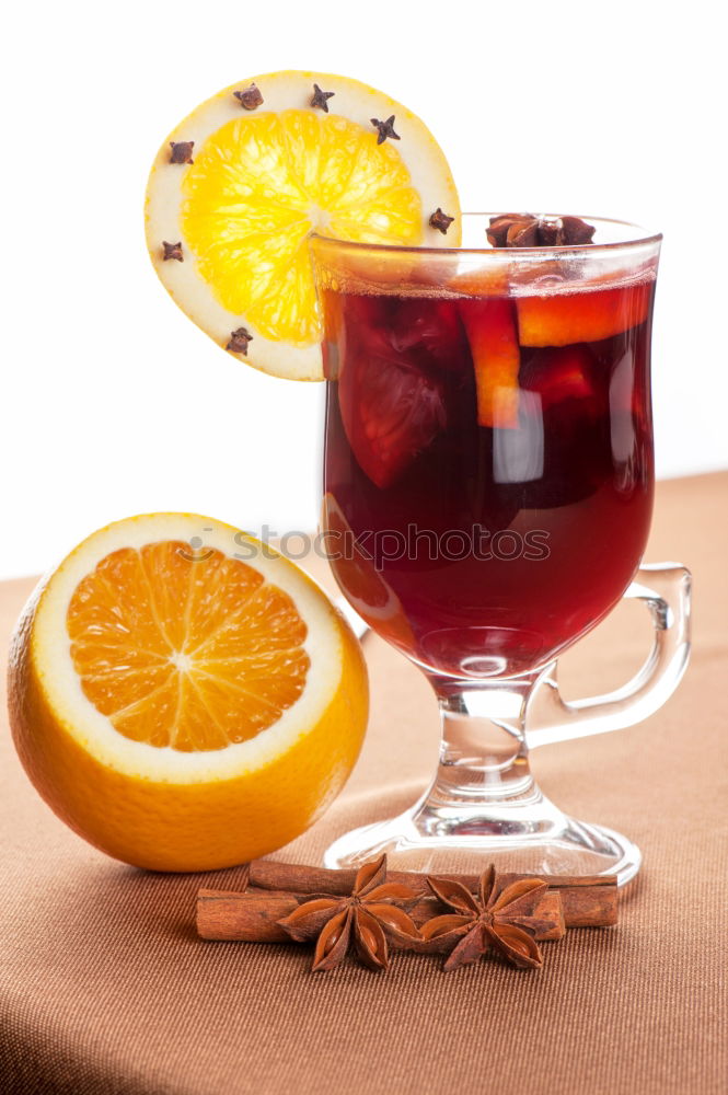 Similar – Image, Stock Photo Sangria drink in glass on wood