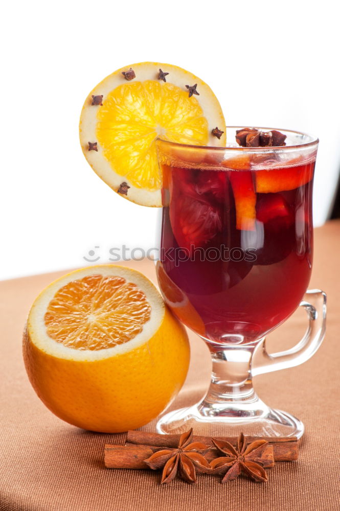 Similar – Image, Stock Photo Sangria drink in glass on wood