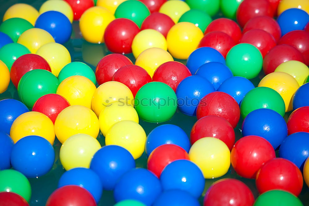 Similar – countless colorful balls made of plastic are the classic for children’s fun