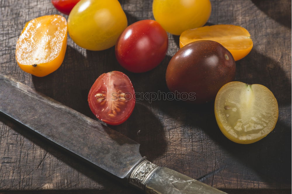 Similar – Multicolored peppers on wood