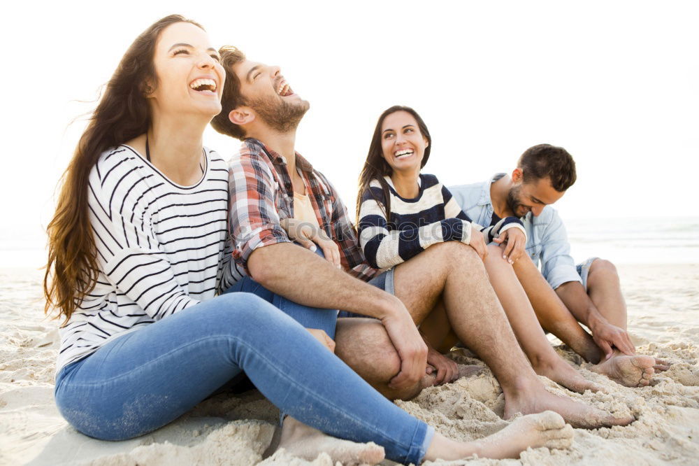 Similar – Family spending vacation time together having a snack sitting on jetty over the lake on sunny day in the summertime