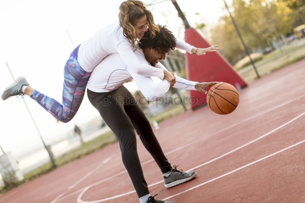 Similar – Image, Stock Photo Fitness woman doing skipping workout with jump rope