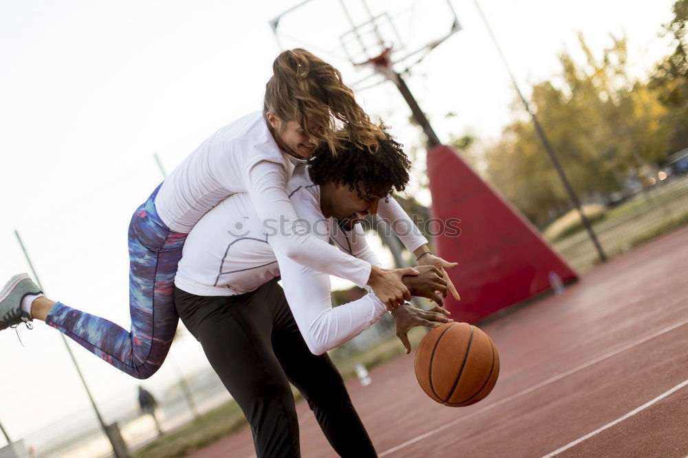 Similar – Image, Stock Photo Fitness woman doing skipping workout with jump rope