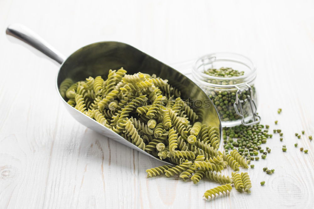 Similar – Image, Stock Photo Risotto with spinach cream in a bowl