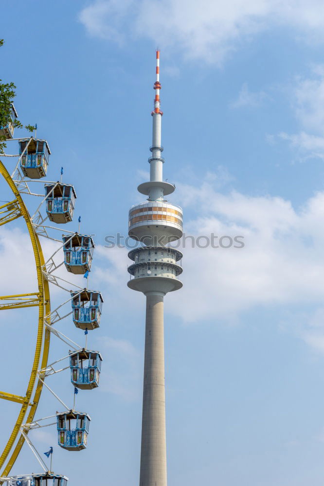 Similar – Image, Stock Photo Giant Ferris Wheel to the Christmas Market at Alexanderplatz in Berlin