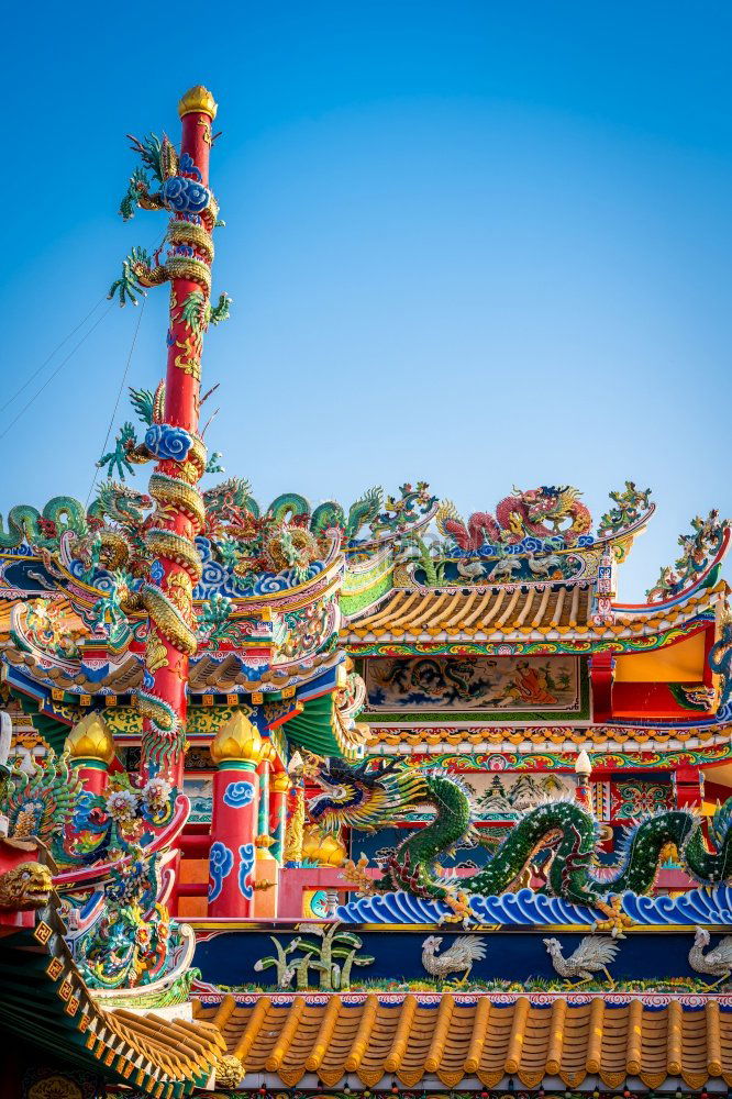 Similar – Image, Stock Photo The roof of buddhist temple