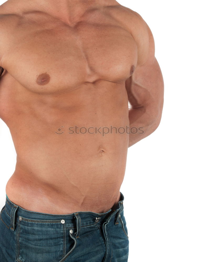 Similar – muscular male torso body