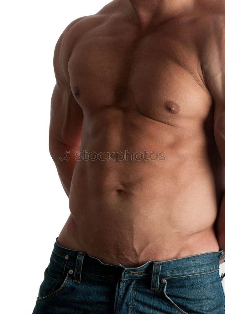 Similar – muscular male torso body