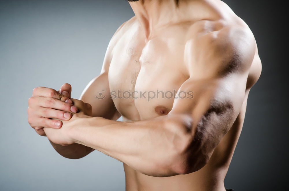 Similar – Hände mit Hornhaut eines jungen Sportlers der Gymnastik