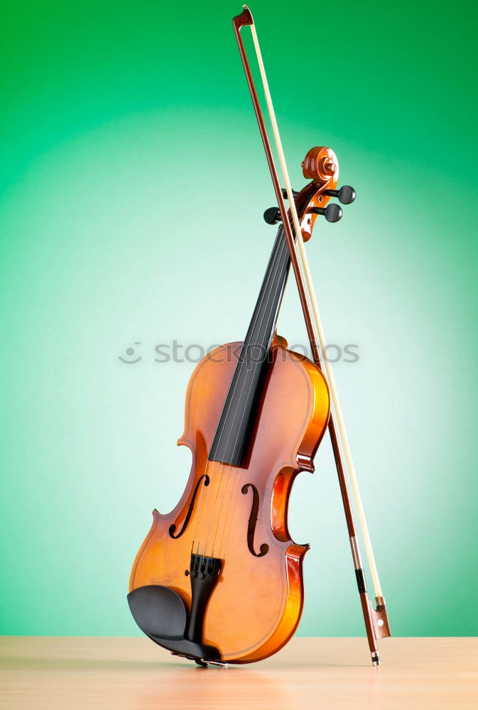 Similar – Image, Stock Photo Violin on green background