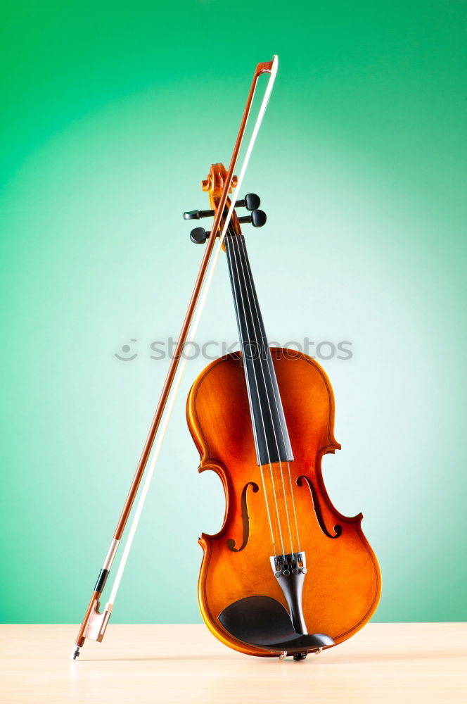 Similar – Image, Stock Photo Violin on green background